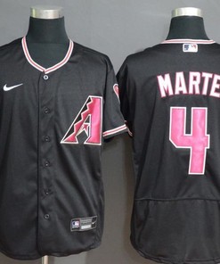 Arizona Diamondbacks Ketel Marte #4 2020 Mlb Black Jersey
