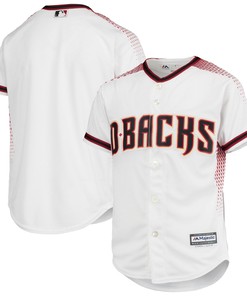 Arizona Diamondbacks Majestic Home Official Team Jersey - White Mlb