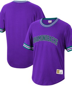 Arizona Diamondbacks Mitchell & Ness Cooperstown Collection Wild Pitch Jersey T-shirt - Purple Mlb