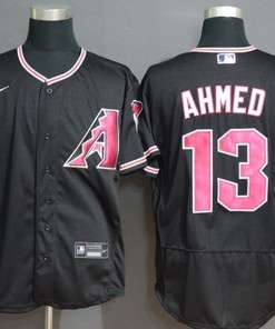 Arizona Diamondbacks Nick Ahmed #3 2020 Mlb Black Jersey