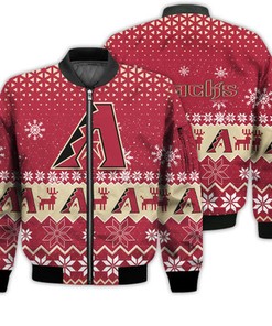 Arizona Diamondbacks Sports Football American Ugly Christmas Sweater Gifts Unisex 3D Bomber Jacket