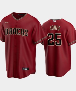 Arizona Druw Jones 25 2022-23 Draft Diamondbacks Red Alternate Jersey
