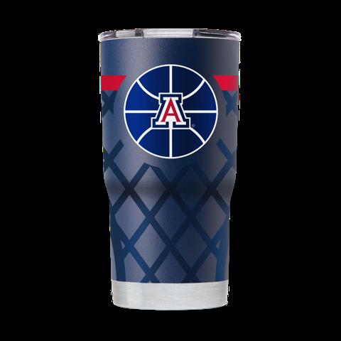 Arizona Navy Basketball Tumbler - Show Your Love for Arizona Basketball with this Navy Tumbler