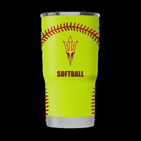 Arizona State Softball Tumbler - Perfect Tumbler for Arizona State Softball Fans
