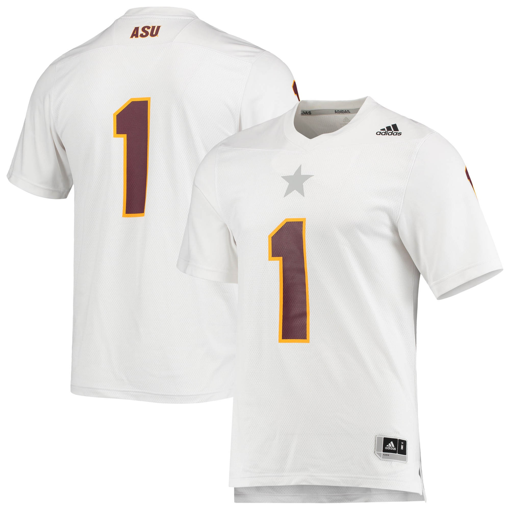 Arizona State Sun Devils Adidas Replica Aeroready Jersey - White Ncaa