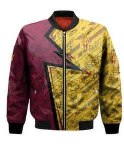 Arizona State Sun Devils Bomber Abstract Pattern Sport- NCAA