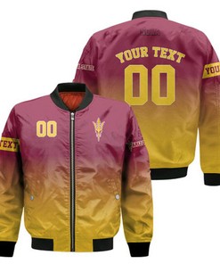 Arizona State Sun Devils Fadded Bomber Jacket - NCAA