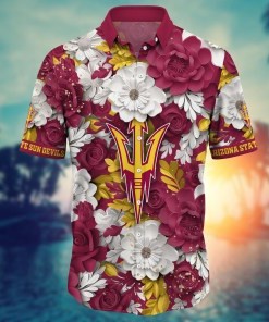 Arizona State Sun Devils NCAA Flower Hawaii Shirt For Fans Ver 11