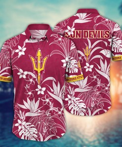 Arizona State Sun Devils NCAA Flower Hawaii Shirt For Fans Ver 13