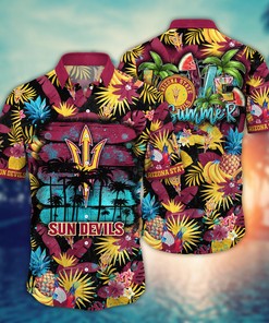 Arizona State Sun Devils NCAA Flower Hawaii Shirt For Fans Ver 14