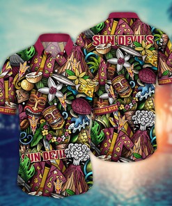 Arizona State Sun Devils NCAA Flower Hawaii Shirt For Fans Ver 16