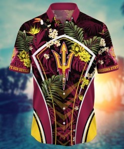 Arizona State Sun Devils NCAA Flower Hawaii Shirt For Fans Ver 17