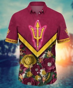 Arizona State Sun Devils NCAA Flower Hawaii Shirt For Fans Ver 18