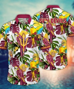 Arizona State Sun Devils NCAA Flower Hawaii Shirt For Fans Ver 2
