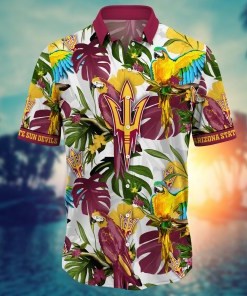 Arizona State Sun Devils NCAA Flower Hawaii Shirt For Fans Ver 2
