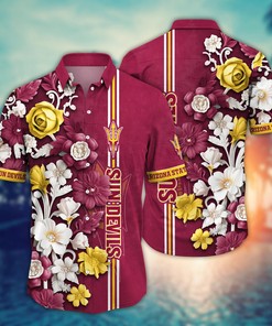 Arizona State Sun Devils NCAA Flower Hawaii Shirt For Fans Ver 22