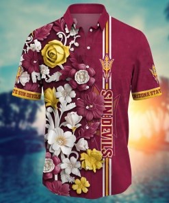 Arizona State Sun Devils NCAA Flower Hawaii Shirt For Fans Ver 22
