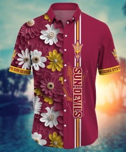 Arizona State Sun Devils NCAA Flower Hawaii Shirt For Fans Ver 25