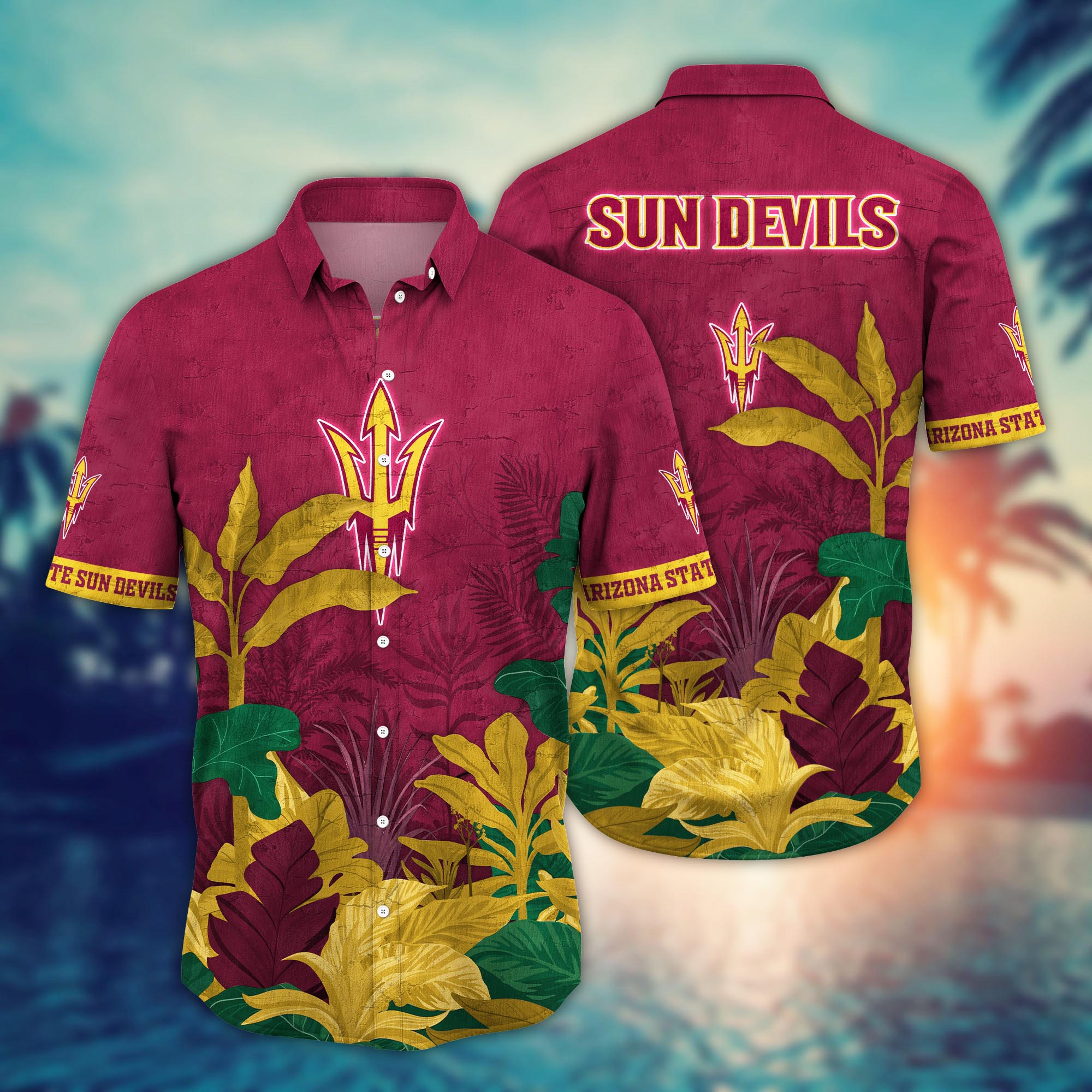 Arizona State Sun Devils NCAA Flower Hawaii Shirt For Fans Ver 26