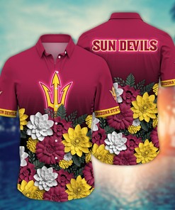 Arizona State Sun Devils NCAA Flower Hawaii Shirt For Fans Ver 27