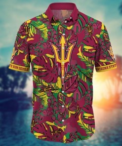 Arizona State Sun Devils NCAA Flower Hawaii Shirt For Fans Ver 28