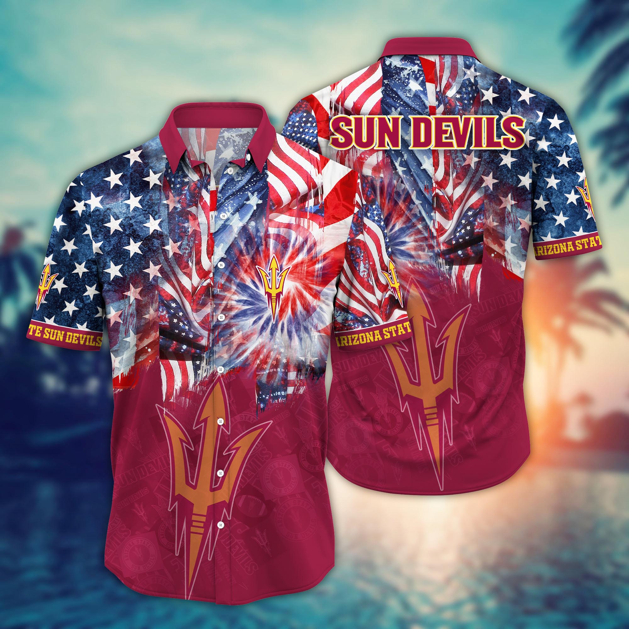 Arizona State Sun Devils NCAA Flower Hawaii Shirt For Fans Ver 31