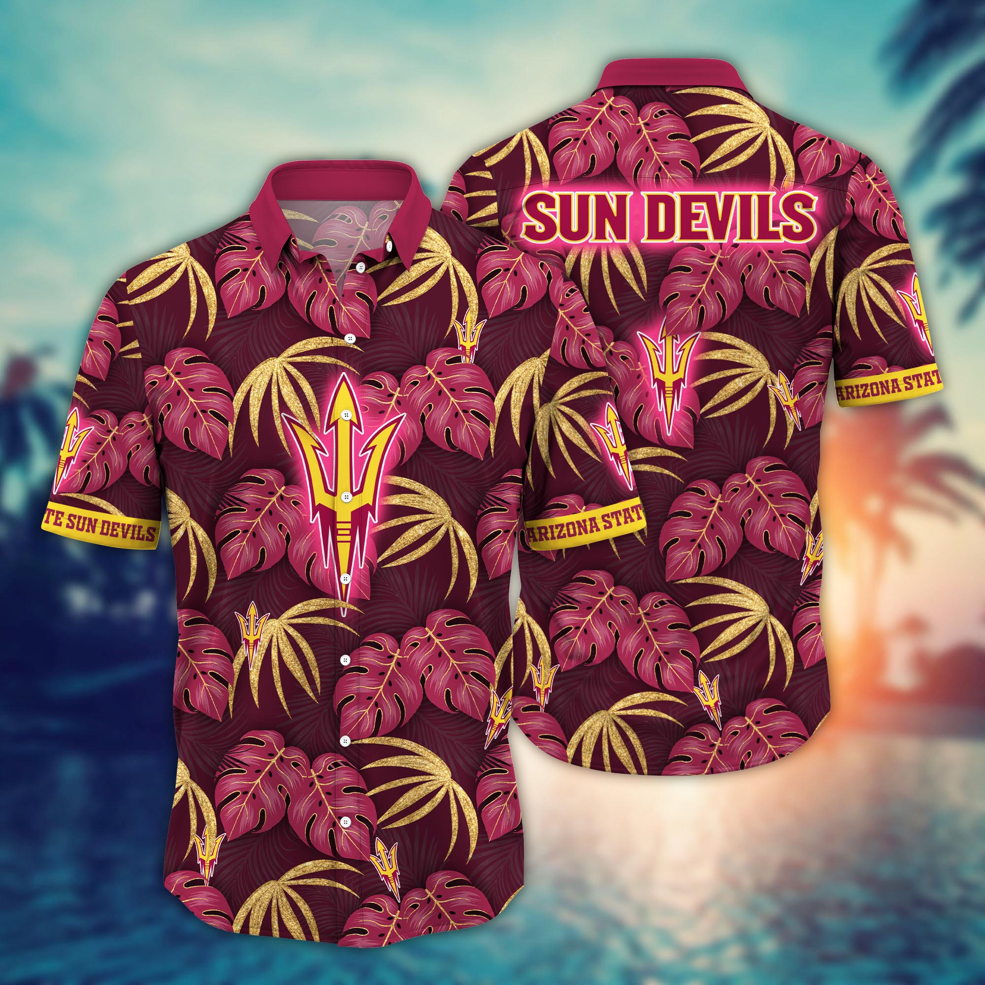 Arizona State Sun Devils NCAA Flower Hawaii Shirt For Fans Ver 32