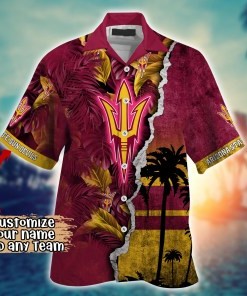 Arizona State Sun Devils NCAA Flower Hawaii Shirt For Fans Ver 34