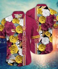 Arizona State Sun Devils NCAA Flower Hawaii Shirt For Fans Ver 36