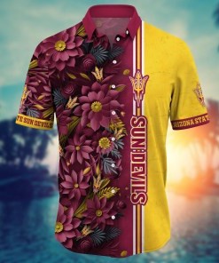 Arizona State Sun Devils NCAA Flower Hawaii Shirt For Fans Ver 5