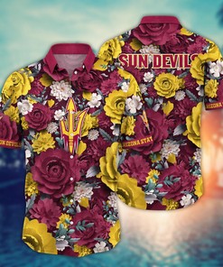 Arizona State Sun Devils NCAA Flower Hawaii Shirt For Fans Ver 7