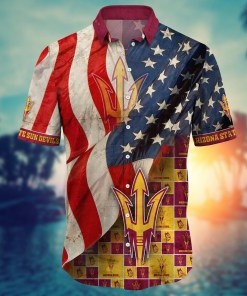 Arizona State Sun Devils NCAA Flower Hawaii Shirt For Fans Ver 9