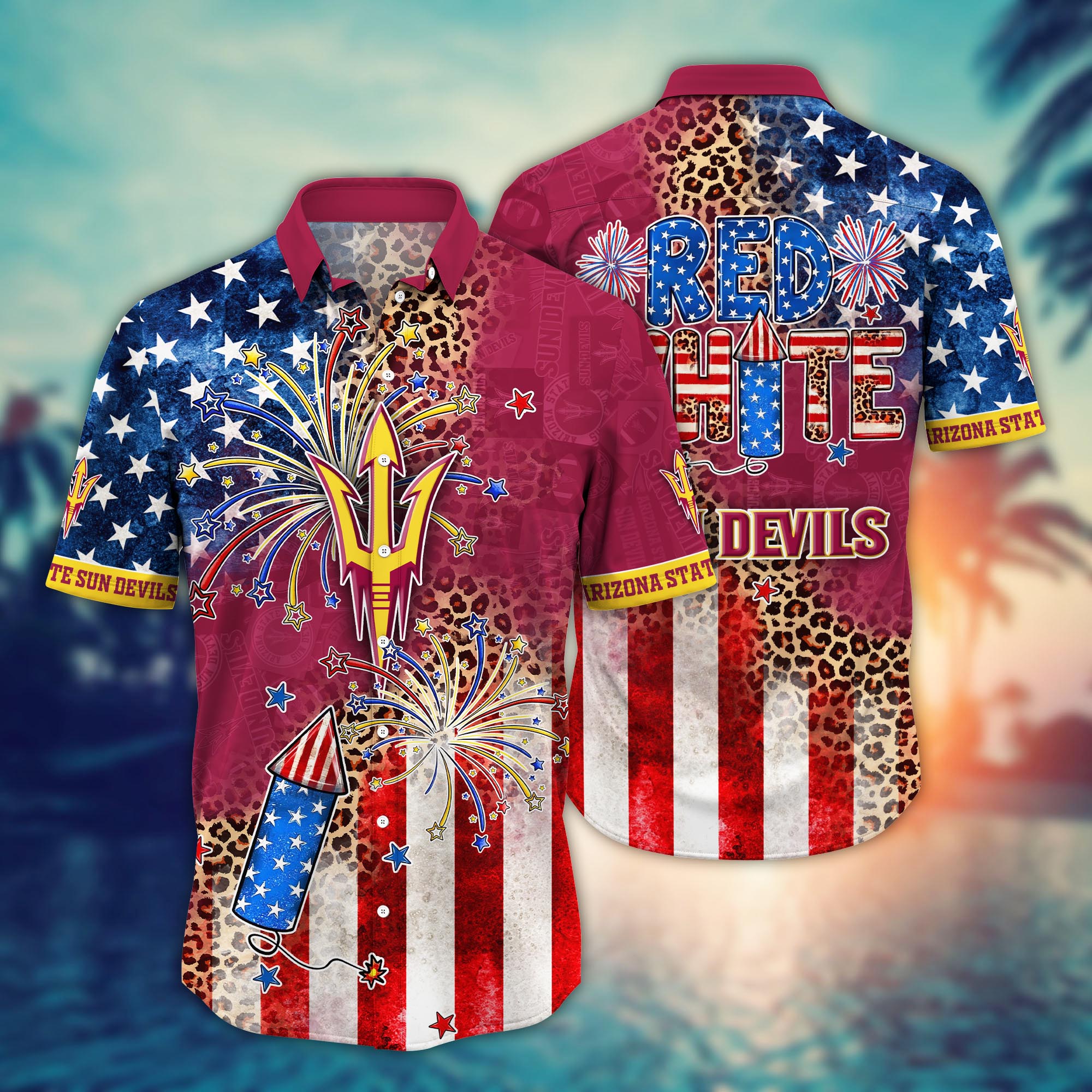 Arizona State Sun Devils NCAA Hawaii Shirt Ver 1