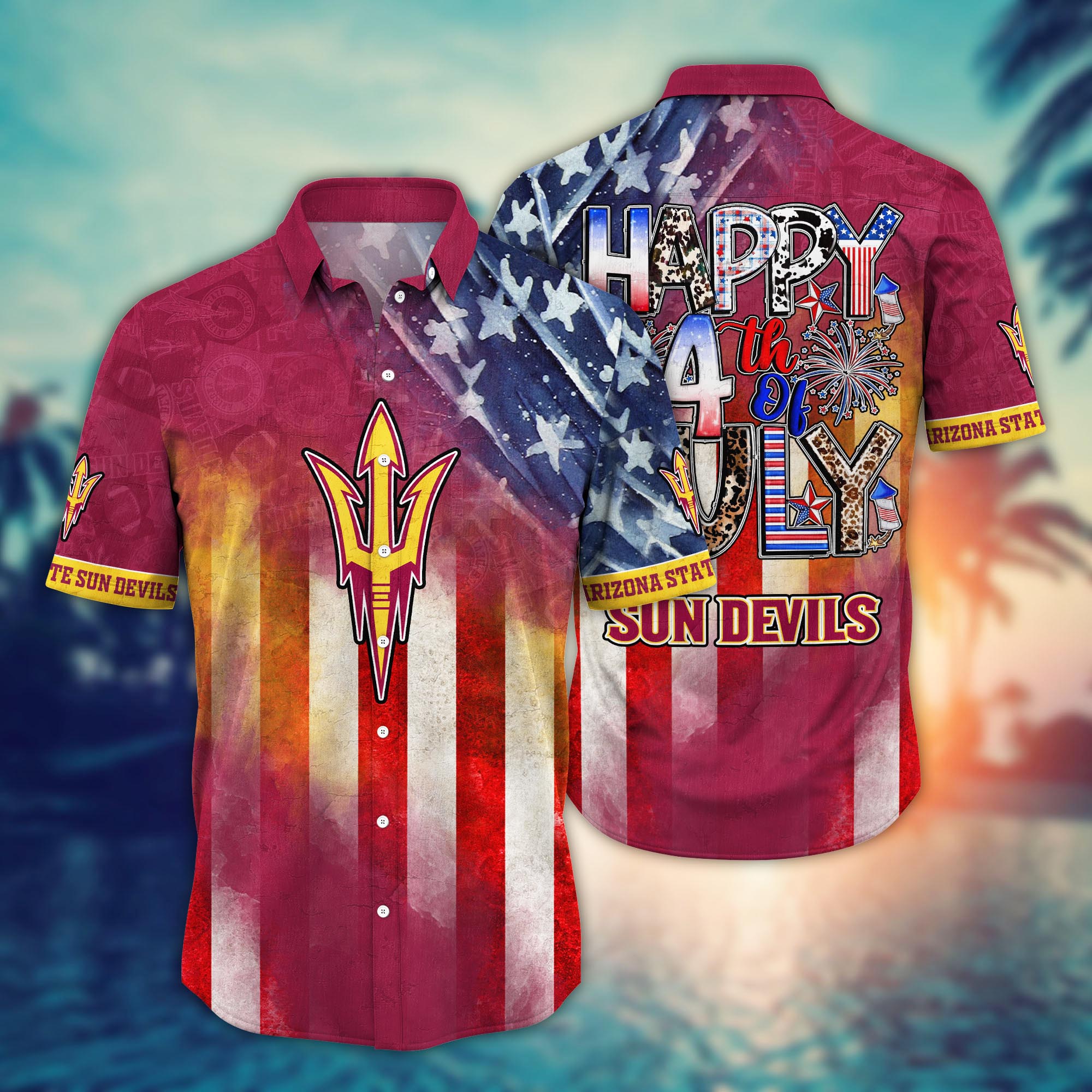 Arizona State Sun Devils NCAA Hawaii Shirt Ver 2
