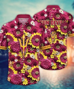Arizona State Sun Devils NCAA Hawaiian Shirt for This Summer Customize Shirt Any Team