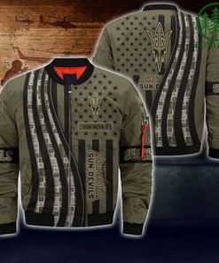 Arizona State Sun Devils NCAA2 Bomber Jacket Camo For fans