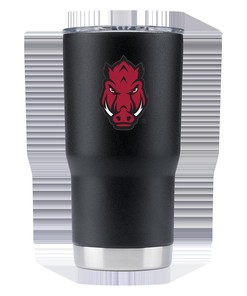Arkansas Black Tumbler - Sleek Black Tumbler for Arkansas Fans