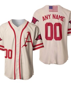 Arkansas Razorbacks Andrew Benintendi #16 Mlb Baseball Team Benintendi College 3d Designed Allover Gift For Arkansas Fans 2 Baseball Jersey