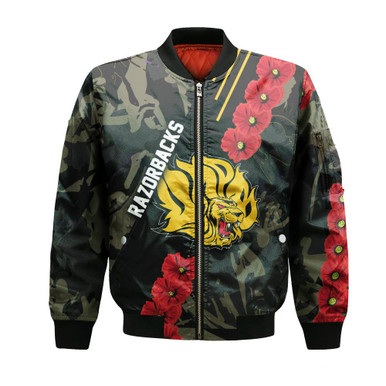 Arkansas Razorbacks Bomber Sport Style Keep Go on- NCAA