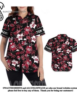 Arkansas Razorbacks Custom Name And Number Personalized Summer Hawaiian Shirt