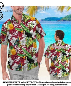 Arkansas Razorbacks Custom Name Parrot Floral Tropical Summer Hawaiian Shirt