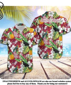 Arkansas Razorbacks Custom Name Parrot Floral Tropical Summer Hawaiian Shirt