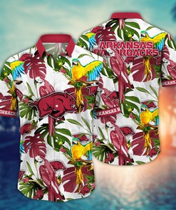 Arkansas Razorbacks NCAA Flower Hawaii Shirt For Fans Ver 1