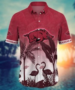 Arkansas Razorbacks NCAA Flower Hawaii Shirt For Fans Ver 10