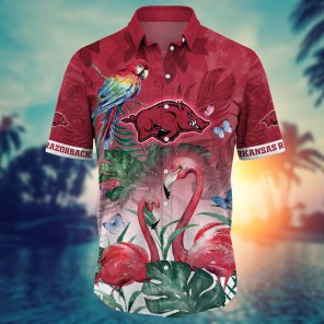 Arkansas Razorbacks NCAA Flower Hawaii Shirt For Fans Ver 11