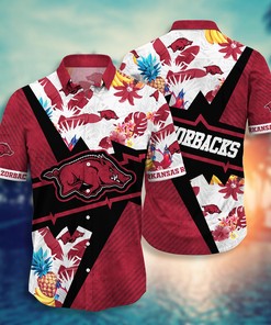 Arkansas Razorbacks NCAA Flower Hawaii Shirt For Fans Ver 12