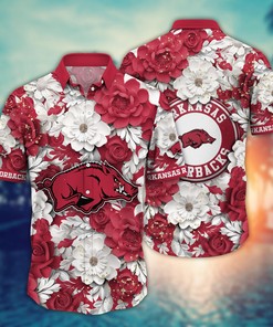 Arkansas Razorbacks NCAA Flower Hawaii Shirt For Fans Ver 13