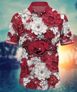 Arkansas Razorbacks NCAA Flower Hawaii Shirt For Fans Ver 13