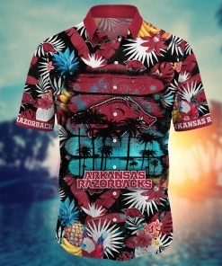 Arkansas Razorbacks NCAA Flower Hawaii Shirt For Fans Ver 15
