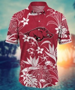 Arkansas Razorbacks NCAA Flower Hawaii Shirt For Fans Ver 16